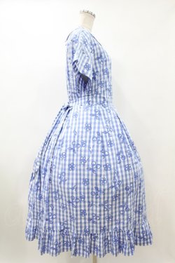 画像3: Jane Marple / Picnic cloth joyfulドレス  ブルー H-24-04-09-1004-JM-OP-KB-ZH