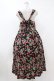 画像2: Jane Marple / Strawberry garden Strap dress  ブラック H-24-04-09-1009-JM-OP-KB-ZH (2)