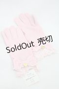 Angelic Pretty / ロゴハートチャームチュールウール手袋  ピンク H-24-04-10-1011-AP-ZA-NS-ZH