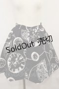 MILK / Clock Worldスカート Free ブラック H-24-04-10-023-ML-SK-NS-ZH
