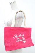 Shirley Temple / ロゴプリントトートバッグ  ピンク H-24-04-11-005-ET-BG-NS-ZH