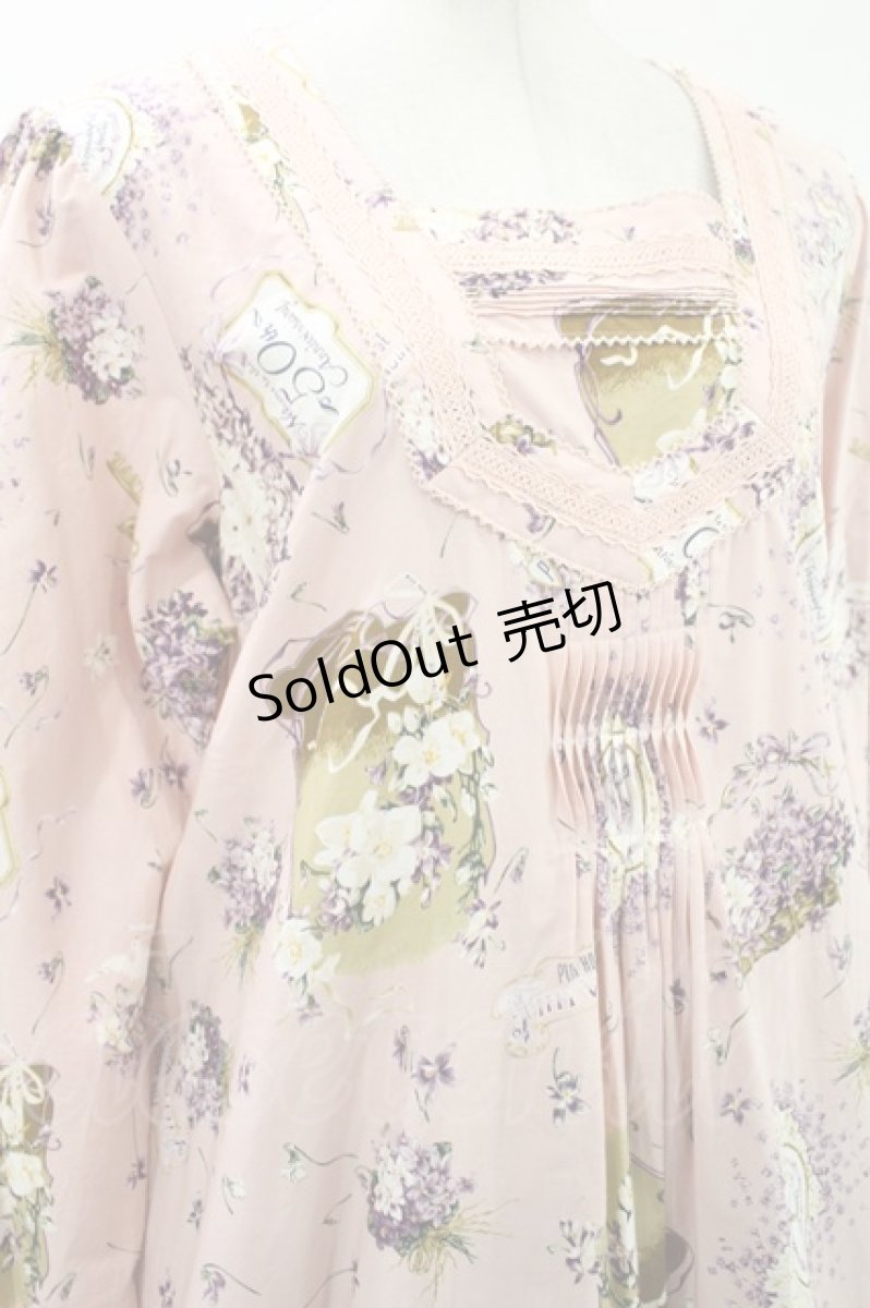 画像4: PINK HOUSE / フィフティバイオレッツプリントミディワンピース Free パープル H-24-04-11-028-LO-OP-SK-ZH (4)