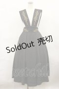 Amavel / Paisley Chinois ジャンパースカート Free ブラック H-24-04-12-1015-CA-OP-NS-ZH