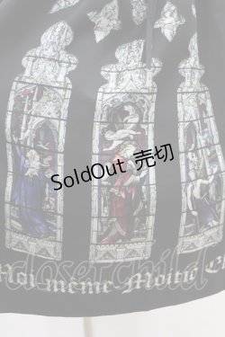 画像5: Moi-meme-Moitie / ステンドグラスプリントサテンジャンパースカート  ブラック H-24-04-13-009-MO-OP-KB-ZH