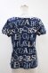 画像2: Jane Marple / アルファベットロゴのポロシャツ  ネイビー H-24-04-13-021-JM-TO-KB-ZH (2)