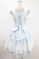 画像3: BABY,THE STARS SHINE BRIGHT / レースフリルジャンパースカート Free サックス H-24-04-14-041-BA-OP-NS-ZH (3)