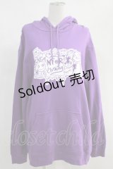 NieR Clothing / プリントプルパーカー 2XL パープル H-24-04-15-022-PU-TO-KB-ZT052