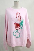 Candy Stripper / COOL BUNNY KNIT  ピンク H-24-04-15-030-PU-TO-KB-ZT336