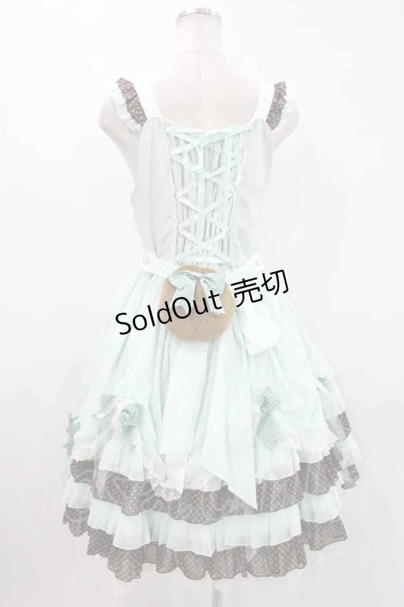 画像3: BABY,THE STARS SHINE BRIGHT / MY ANNIVERSARY/くまちゃんジャンパースカート Free ミント H-24-04-16-024-BA-OP-NS-ZH (3)