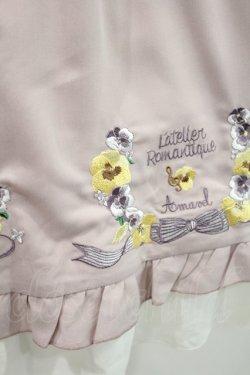 画像3: Amavel / Pansy Floral Melodyジャンパースカート Free ラベンダー H-24-04-16-046-CA-OP-NS-ZH