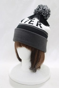 画像1: NieR Clothing / ニットキャップ  黒 H-24-04-16-1035-PU-AC-KB-ZT387