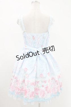 画像3: Angelic Pretty / Romantic Rose Letterジャンパースカートセット Free サックス H-24-04-16-011-AP-OP-NS-ZH