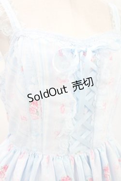 画像4: Angelic Pretty / Romantic Rose Letterジャンパースカートセット Free サックス H-24-04-16-011-AP-OP-NS-ZH