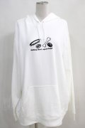 NieR Clothing / プリントPULLOVER PARKA 2XL 白 H-24-04-18-061-PU-TO-KB-ZT0421H