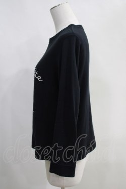 画像2: Jane Marple / Fairy Tale Cat Logo EMB Sweater  ブラック H-24-04-19-073-JM-TO-KB-ZH