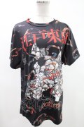ACDC RAG / エドサムライTシャツ  黒 H-24-04-20-055-PU-TO-KB-ZH