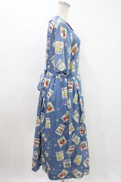画像2: Jane Marple / My favorite labelsコレットドレス M ブルー H-24-04-20-010-JM-OP-KB-ZH