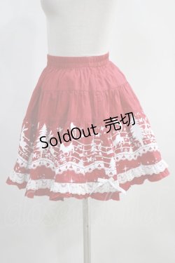 画像2: PUTUMAYO / 音符ネコスカート  赤 H-24-04-21-034-PT-SK-KB-ZH