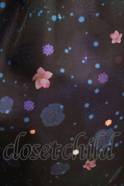 画像4: gouk / 花焔の星空柄フィッシュテールスカート  ネイビー H-24-04-24-036-GO-SK-KB-ZH