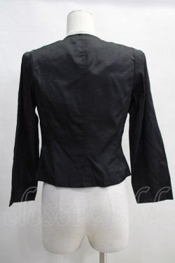 画像3: OZZ ANGELO / 刺繍襟ジャケット  黒 H-24-04-24-052-OO-JA-KB-ZH