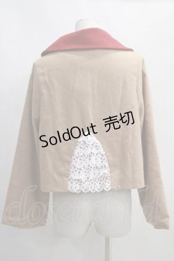 画像3: Favorite / リボンショートコート  茶 H-24-04-24-053-LO-CO-KB-ZT-C018