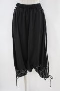 NieR Clothing / サイドラインSARROUEL PANTS  黒 H-24-04-25-1048-PU-PA-KB-ZH