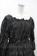 画像4: Jane Marple / Memory shadow check shirring dress  ブラック H-24-04-25-007-JM-OP-KB-ZT276