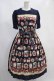 画像1: Jane Marple / Strawberry label scarfのコレットドレス  ネイビー H-24-04-27-1005-JM-OP-KB-ZH (1)
