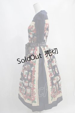 画像2: Jane Marple / Strawberry label scarfのコレットドレス  ネイビー H-24-04-27-1005-JM-OP-KB-ZH