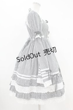 画像3: BABY,THE STARS SHINE BRIGHT / ギンガムチェック巻きバラドールワンピースセット Free ブラック H-24-04-27-011-BA-OP-NS-ZH