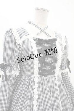 画像4: BABY,THE STARS SHINE BRIGHT / ギンガムチェック巻きバラドールワンピースセット Free ブラック H-24-04-27-011-BA-OP-NS-ZH