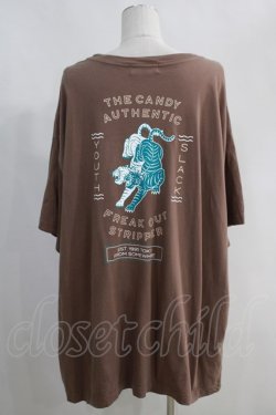画像3: Candy Stripper / FREAK OUT BIG Tシャツ 2 ブラウン H-24-05-03-1049-PU-TO-KB-ZH