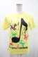 画像1: Banana Fish / MelodyプリントTシャツ 150 イエロー H-24-05-06-1068-PU-TO-KB-ZH (1)