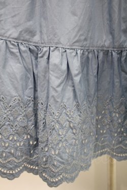 画像5: Jane Marple Dans Le Saｌon / Typewriter lace tiered dress  ブルー H-24-05-06-1021-JM-OP-KB-ZH
