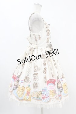 画像3: Angelic Pretty / Honey Cakeラウンドジャンパースカート free アイボリー H-24-05-11-1029-AP-OP-NS-ZH