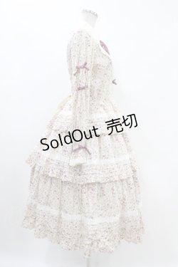 画像3: Innocent World / コッツウォルズの花々ワンピース M ラベンダーピンク×生成/Lavender Pink×Beige H-24-05-11-1035-IW-OP-NS-ZH