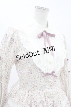 画像4: Innocent World / コッツウォルズの花々ワンピース M ラベンダーピンク×生成/Lavender Pink×Beige H-24-05-11-1035-IW-OP-NS-ZH