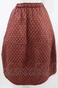 Jane Marple Dans Le Saｌon / Tudor tulip matelasse skirt  ネイビー H-24-05-12-1013-JM-SK-KB-ZT0516H