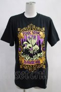 TOXIC STAR / プリントTシャツ M 黒 H-24-05-13-1048-PU-TO-KB-ZH