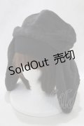 NIGATSU / うさ耳帽  黒 H-24-05-13-1057-PU-AC-KB-ZH