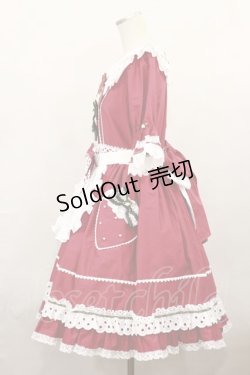 画像2: BABY,THE STARS SHINE BRIGHT / いちご摘みワンピース Free エンジ H-24-05-13-027-BA-OP-NS-ZH