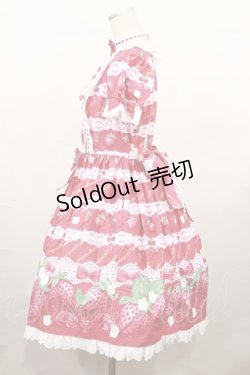 画像2: Angelic Pretty / Dessert Berryワンピース Free レッド H-24-05-14-1012-AP-OP-NS-ZH