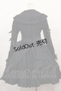 画像3: metamorphose / シャーリング両山フリルワンピース  ブラック H-24-05-14-1014-ME-OP-NS-ZH