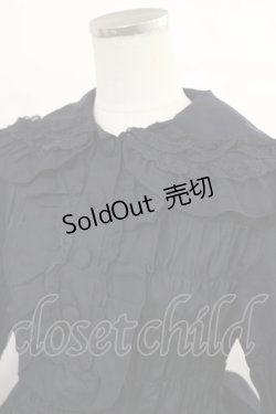 画像4: metamorphose / シャーリング両山フリルワンピース  ブラック H-24-05-14-1014-ME-OP-NS-ZH
