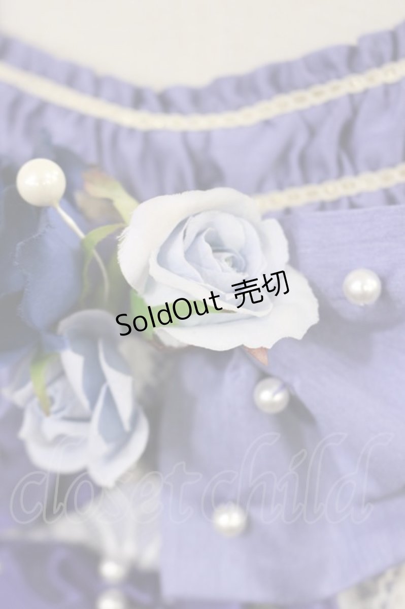 画像4: BABY,THE STARS SHINE BRIGHT / Pearl Bouquet Princessワンピース  ブルー H-24-05-14-1017-BA-OP-NS-ZH (4)