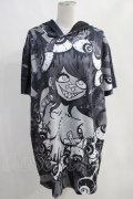 NieR Clothing / 半袖プルパーカー  黒 H-24-05-17-1046-PU-TO-KB-ZH