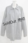 NieR Clothing / 3POCKET裏起毛高品質ライダースジャケット グレー H-24-05-17-1022-PU-JA-KB-ZT-CL001