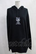 NieR Clothing / プリントプルパーカー  黒 H-24-05-18-053-PU-TO-KB-ZH