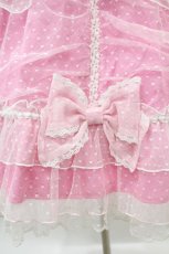 画像5: Angelic Pretty / トッピングハートジャンパースカート Free ピンク H-24-05-19-020-AP-OP-NS-ZH (5)