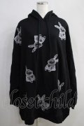 Candy Stripper / MISSING YOU...BUNNY HOODIE 2 ブラック H-24-05-25-047-PU-TO-KB-ZH